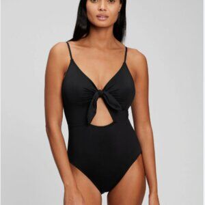 GAP Bunny-Tie Cutout One-Piece Swimsuit